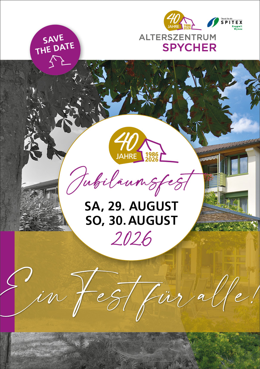 AZ Spycher Jubiläum 40Jahre Save the Date 1