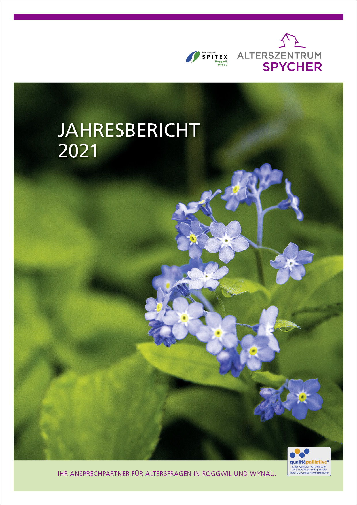 AZ Spycher Roggwil Jahresbericht 2021 Cover